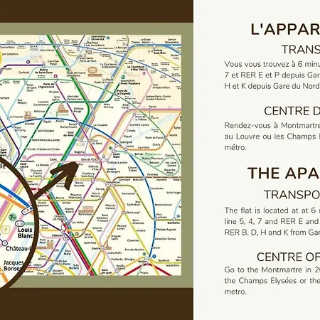 Apartment 8pers#4bedrooms#4bathrooms#lafayette Paris